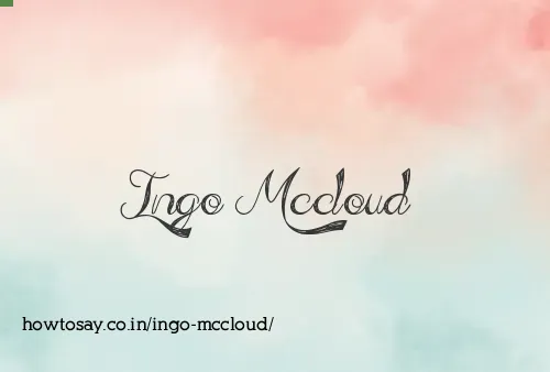 Ingo Mccloud