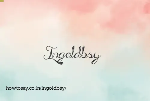Ingoldbsy