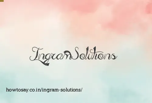 Ingram Solutions
