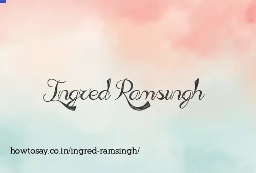 Ingred Ramsingh