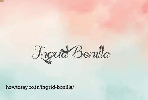 Ingrid Bonilla