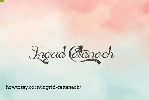 Ingrid Cattanach