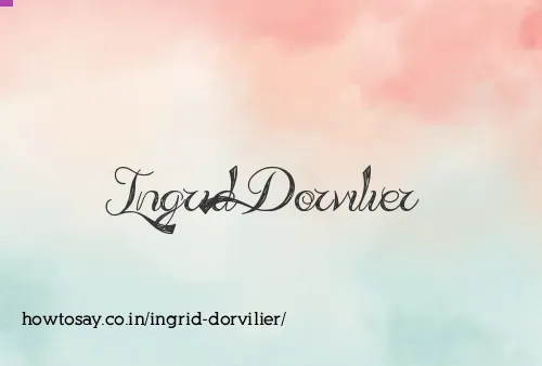 Ingrid Dorvilier