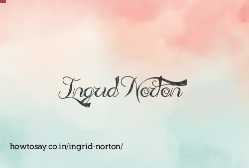 Ingrid Norton
