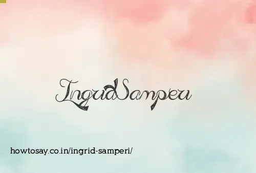 Ingrid Samperi