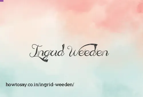 Ingrid Weeden