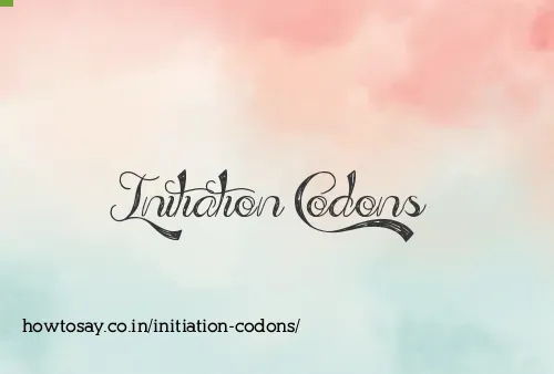 Initiation Codons