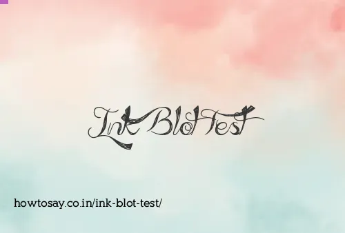 Ink Blot Test