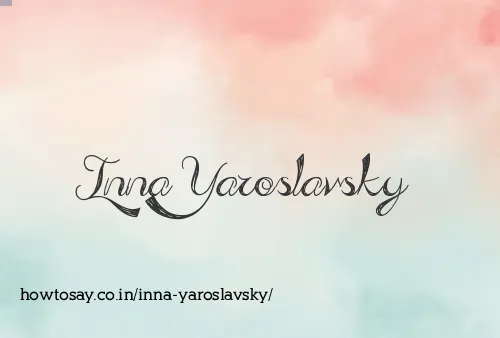 Inna Yaroslavsky