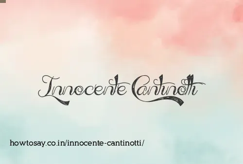 Innocente Cantinotti