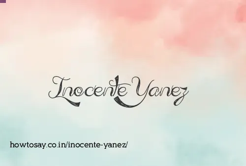Inocente Yanez