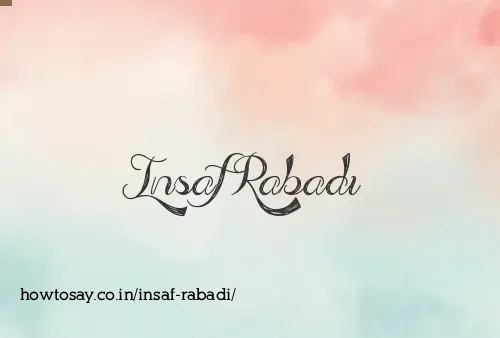 Insaf Rabadi