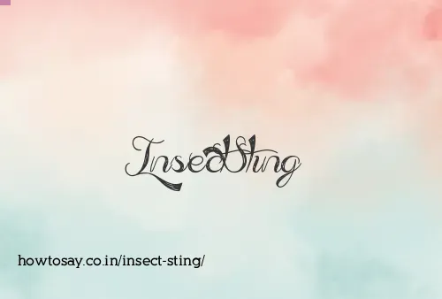 Insect Sting