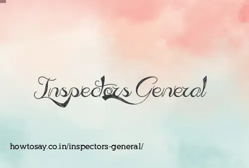 Inspectors General