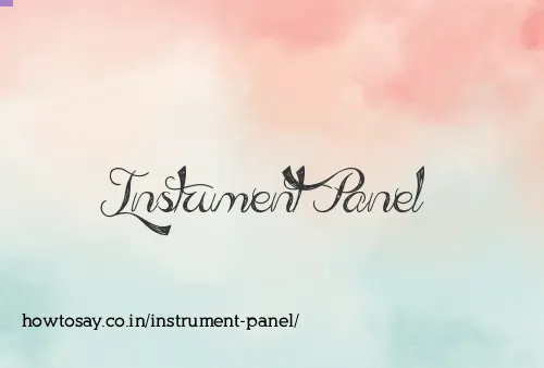 Instrument Panel