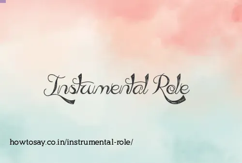 Instrumental Role