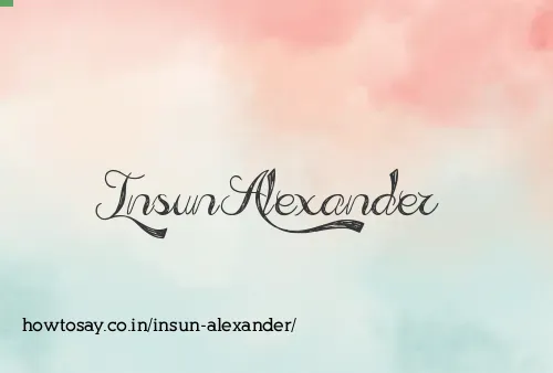 Insun Alexander
