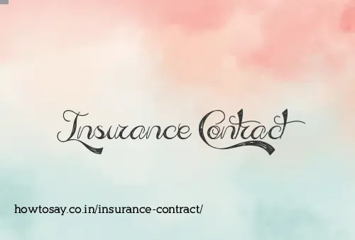 Insurance Contract
