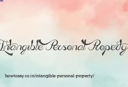 Intangible Personal Property
