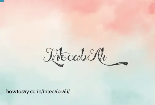 Intecab Ali