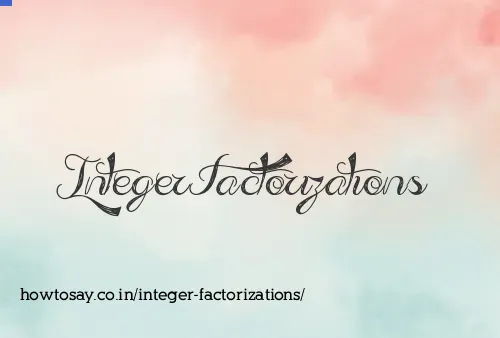 Integer Factorizations