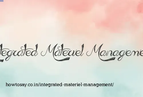 Integrated Materiel Management