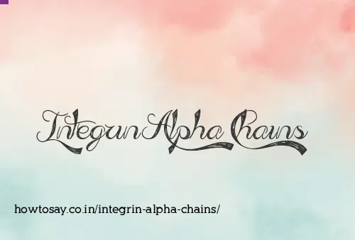 Integrin Alpha Chains