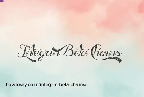 Integrin Beta Chains
