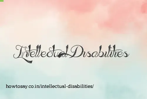 Intellectual Disabilities
