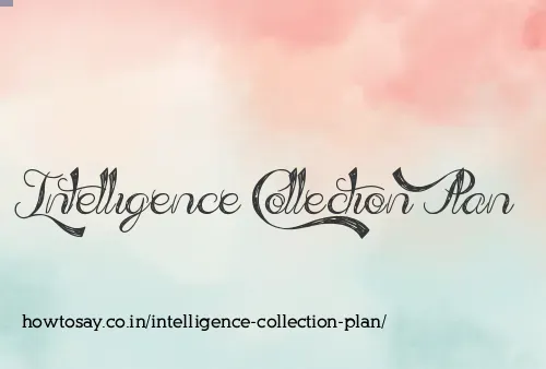 Intelligence Collection Plan