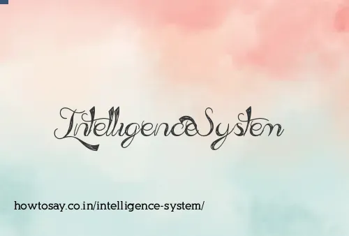 Intelligence System
