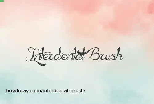 Interdental Brush