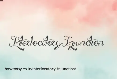 Interlocutory Injunction
