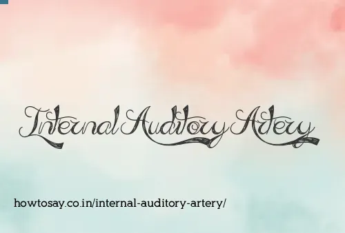 Internal Auditory Artery
