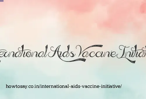 International Aids Vaccine Initiative