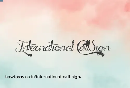 International Call Sign