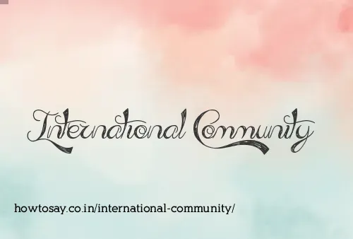 International Community