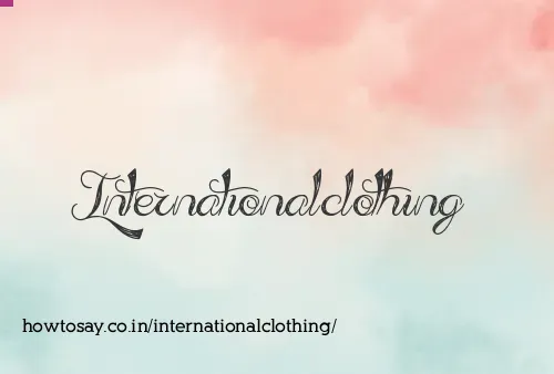 Internationalclothing