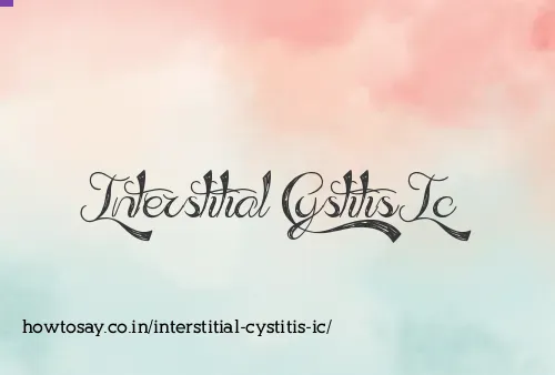 Interstitial Cystitis Ic