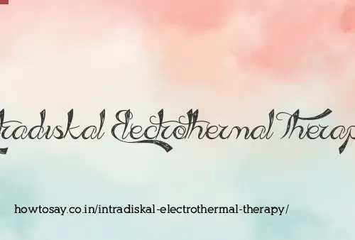 Intradiskal Electrothermal Therapy