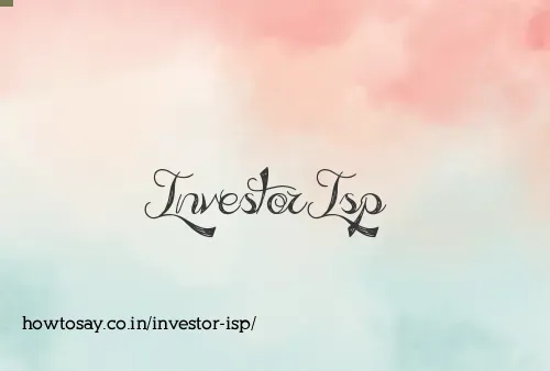 Investor Isp