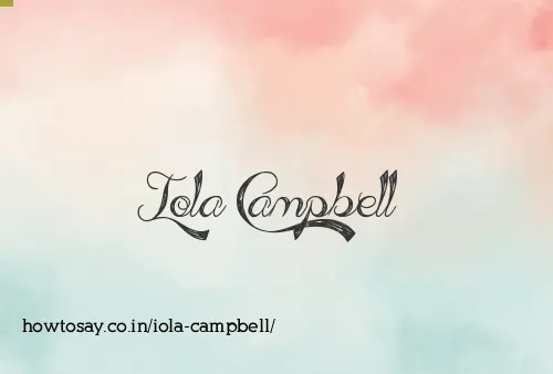 Iola Campbell