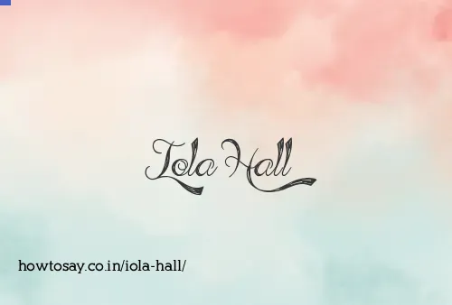 Iola Hall