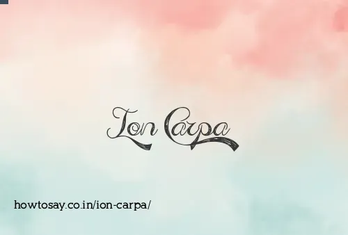 Ion Carpa