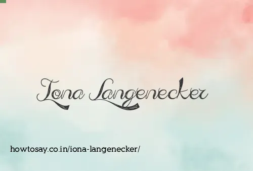 Iona Langenecker