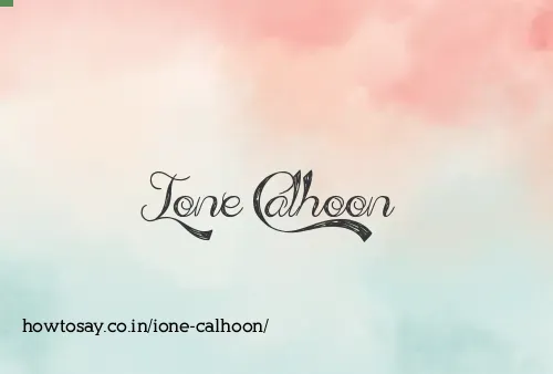 Ione Calhoon