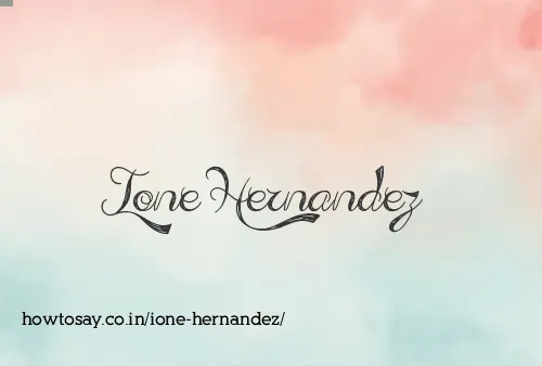 Ione Hernandez