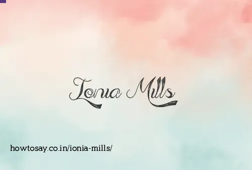 Ionia Mills
