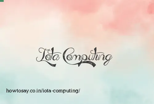 Iota Computing