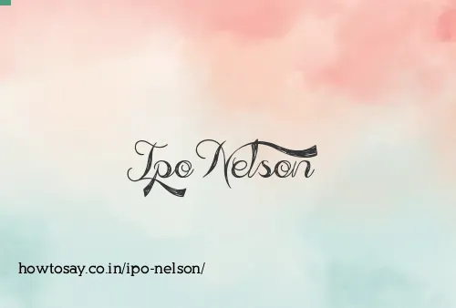 Ipo Nelson